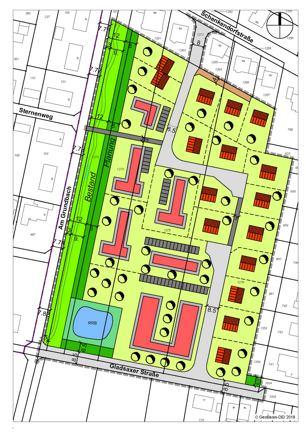 11Städtebaulicher Entwurf für die Stadt Minden, Am Grundbach 2