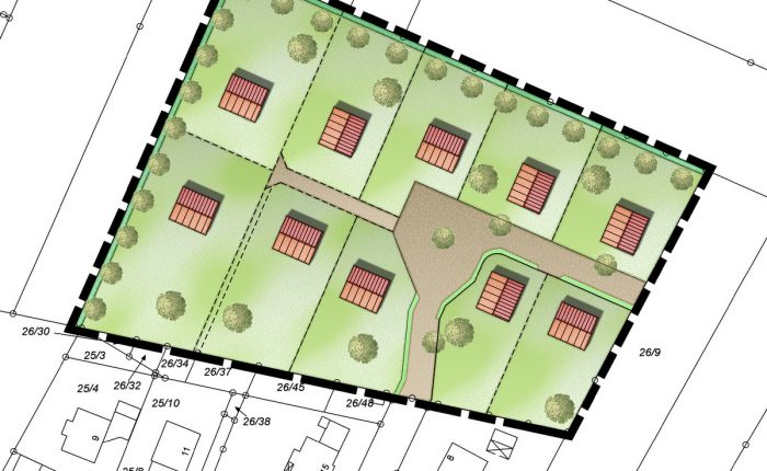 11städtebaulicher Entwurf für das Wohngebiet am Cammer Feld